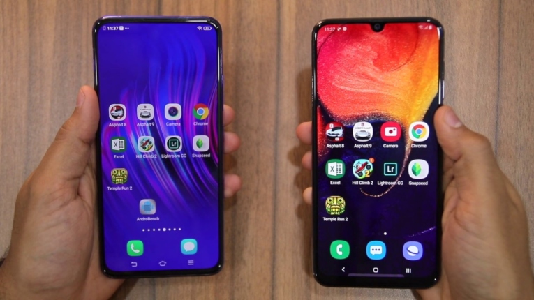 Vivo V15 VS Samsung A50