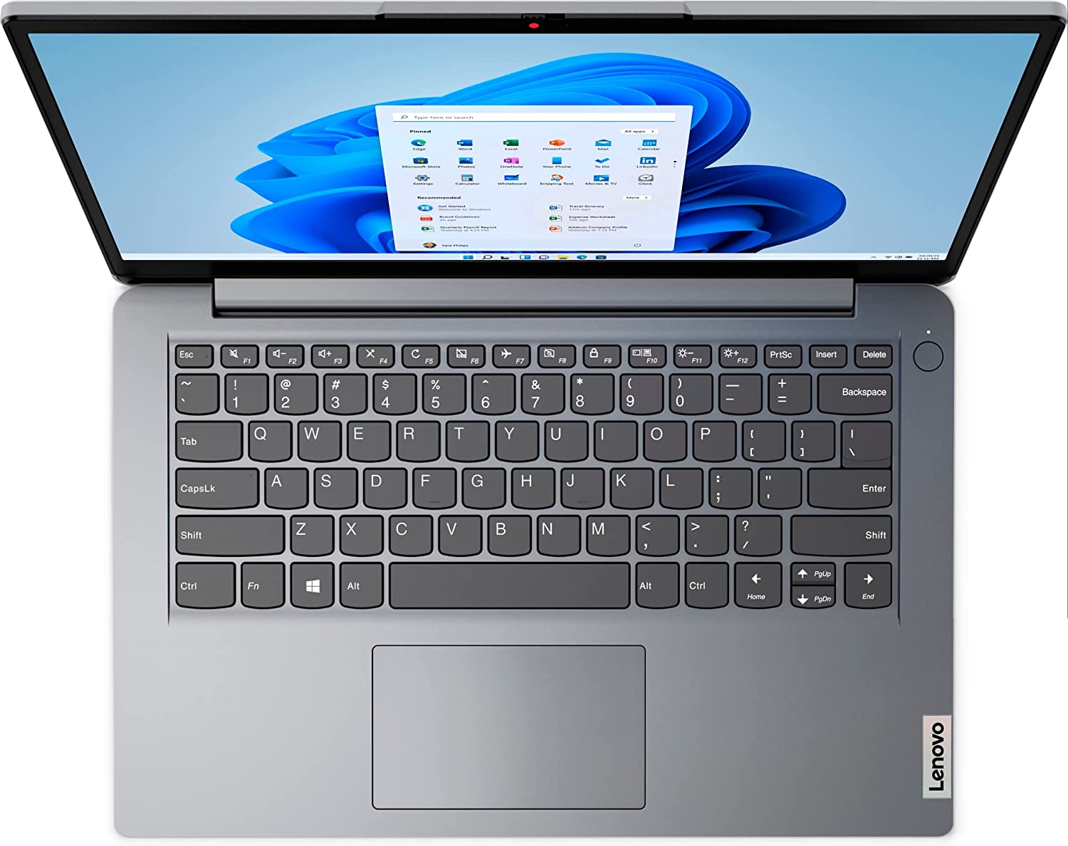 LENOVO IDEAPAD SLIM 1 14 INTEL N4500 4GB 128GB 14.0 FHD WIN11 CLOUD GREY - Gambar 3